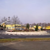 KONEČNÁ PODOBA KRUHOVÉ KŘIŽOVATKY V ULICI HRADIŠŤSKÁ 