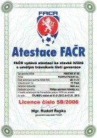 FOTBALOVÉ HŘIŠTĚ S UMĚLOU TRÁVOU VE SPRÁVĚ MSP OPĚT ZÍSKALO ATESTACI