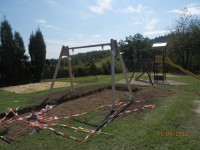 DOKONČENÍ VÝSTAVBY DĚTSKÝCH HŘIŠŤ V ROCE 2012