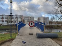 Lávka spojující sídliště Portyč a ul. nábřeží 1.máje bude dnes uzavřena